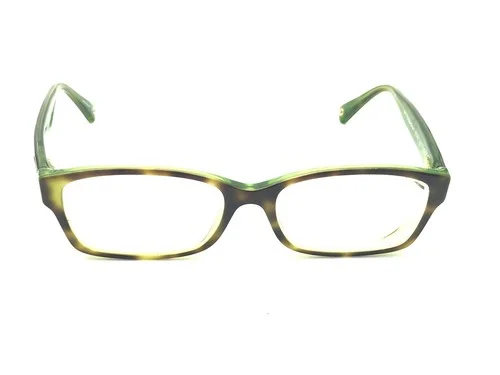 COACH Brooklyn HC 6040 Tortoise Green Rectangular Eyeglasses Frame 52-16 135 2