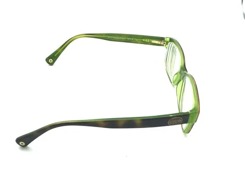 COACH Brooklyn HC 6040 Tortoise Green Rectangular Eyeglasses Frame 52-16 135 4