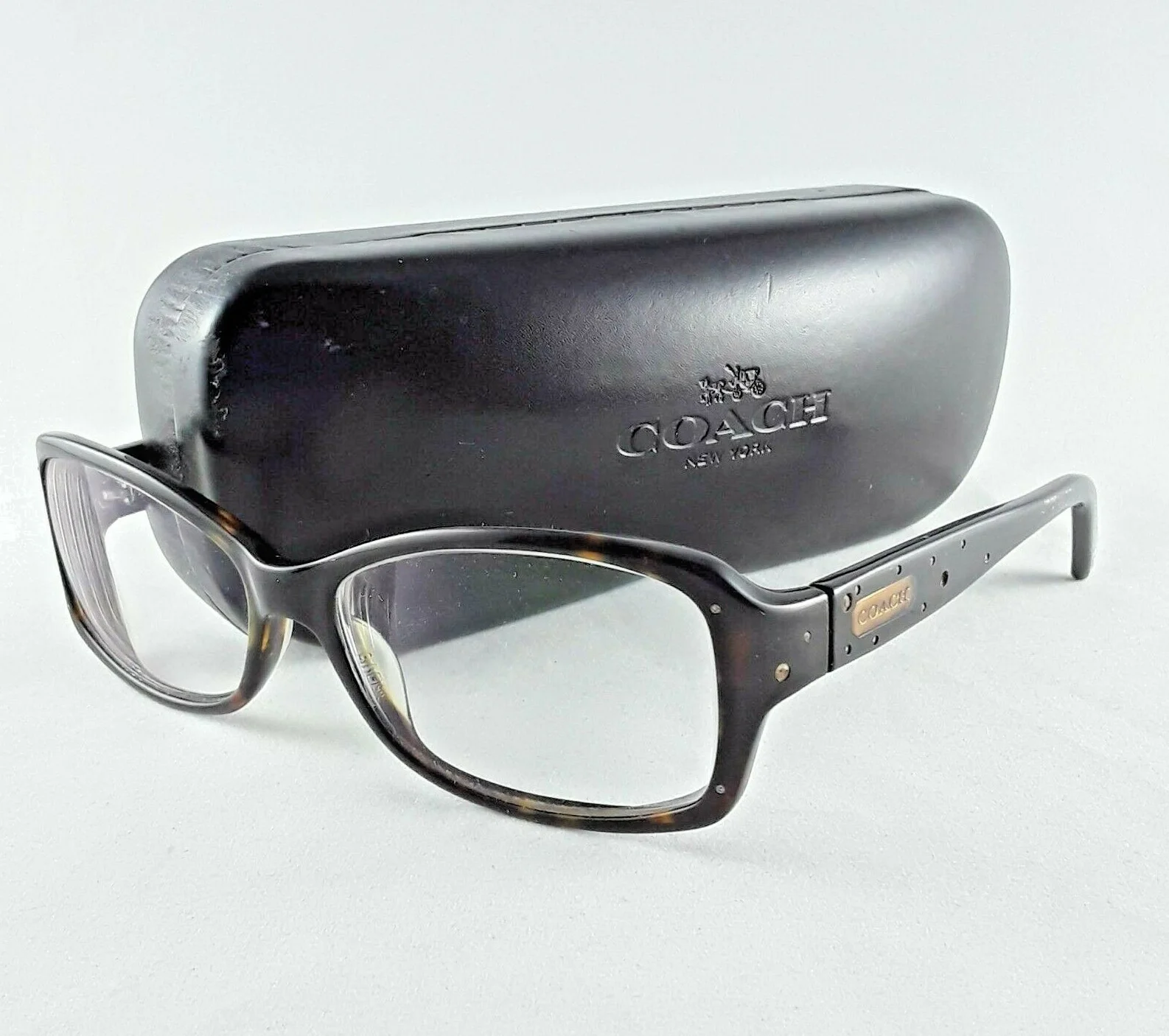 Coach Chelsea S426 Tortoise Brown Eyeglass Frames with Case 55-16-125