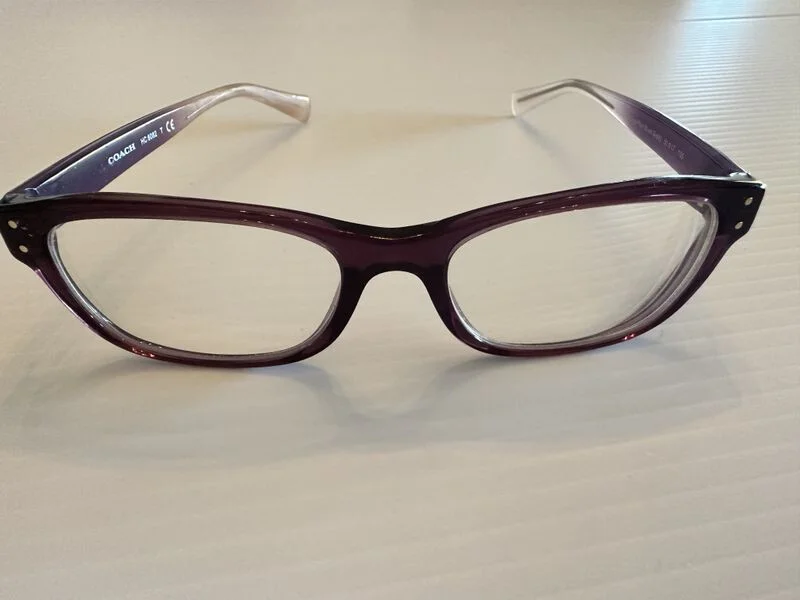 Coach designer eyeglasses frame Cry Plum Blush Grad 2