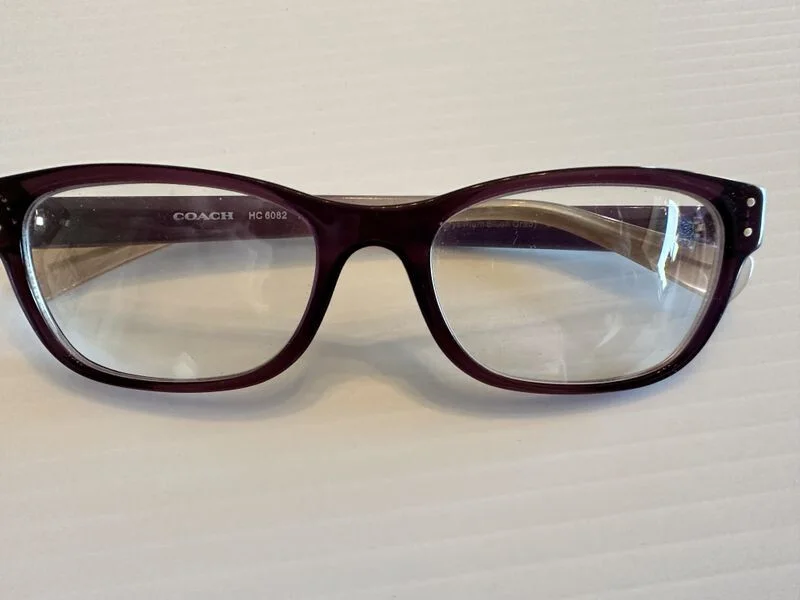 Coach designer eyeglasses frame Cry Plum Blush Grad 3