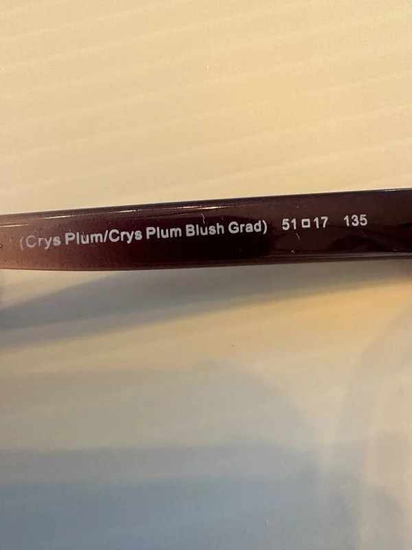 Coach designer eyeglasses frame Cry Plum Blush Grad 4