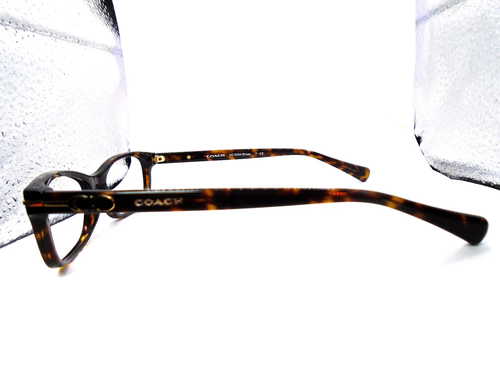 Coach Elise HC 6054 5001 Dark Tortoise Eyeglasses Frames a/Case 50-16-135-30 4