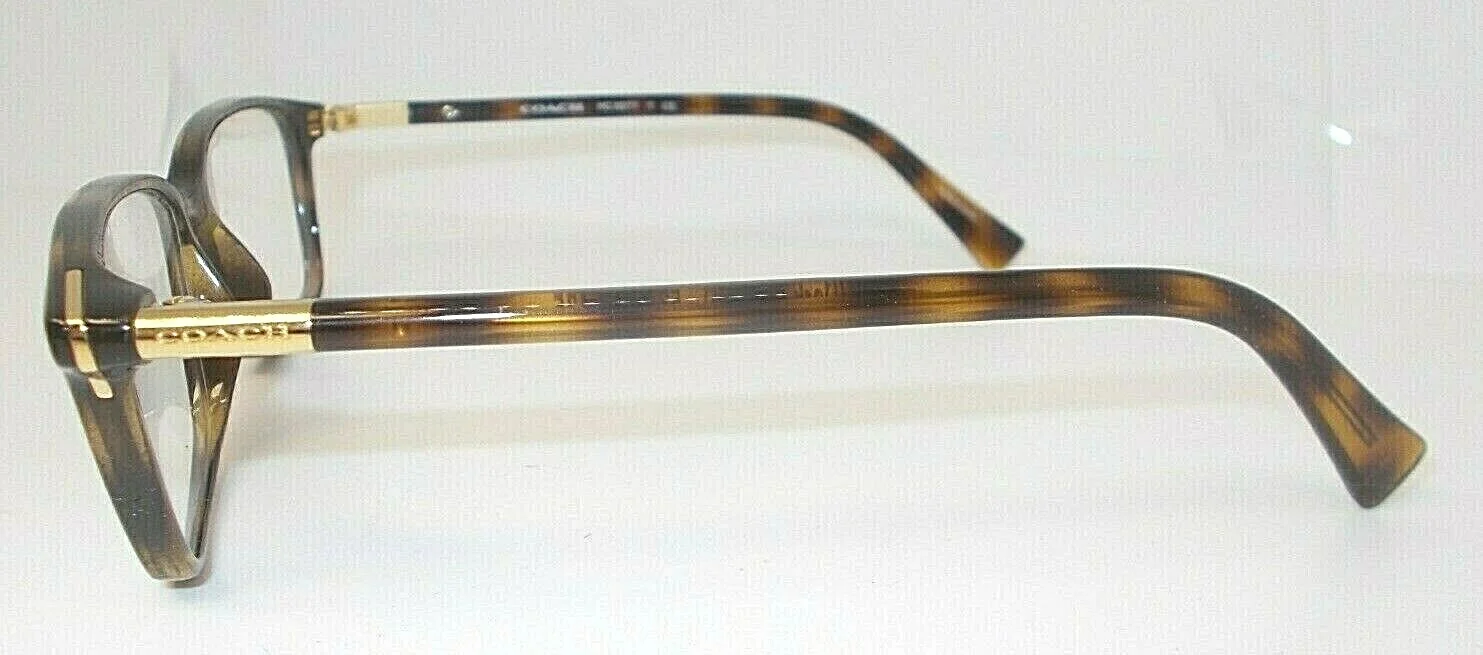 Coach Eyeglass Frames HC 6077 5120 Dark Tortoise w/ Gold 53 15 135 Plus Case 4