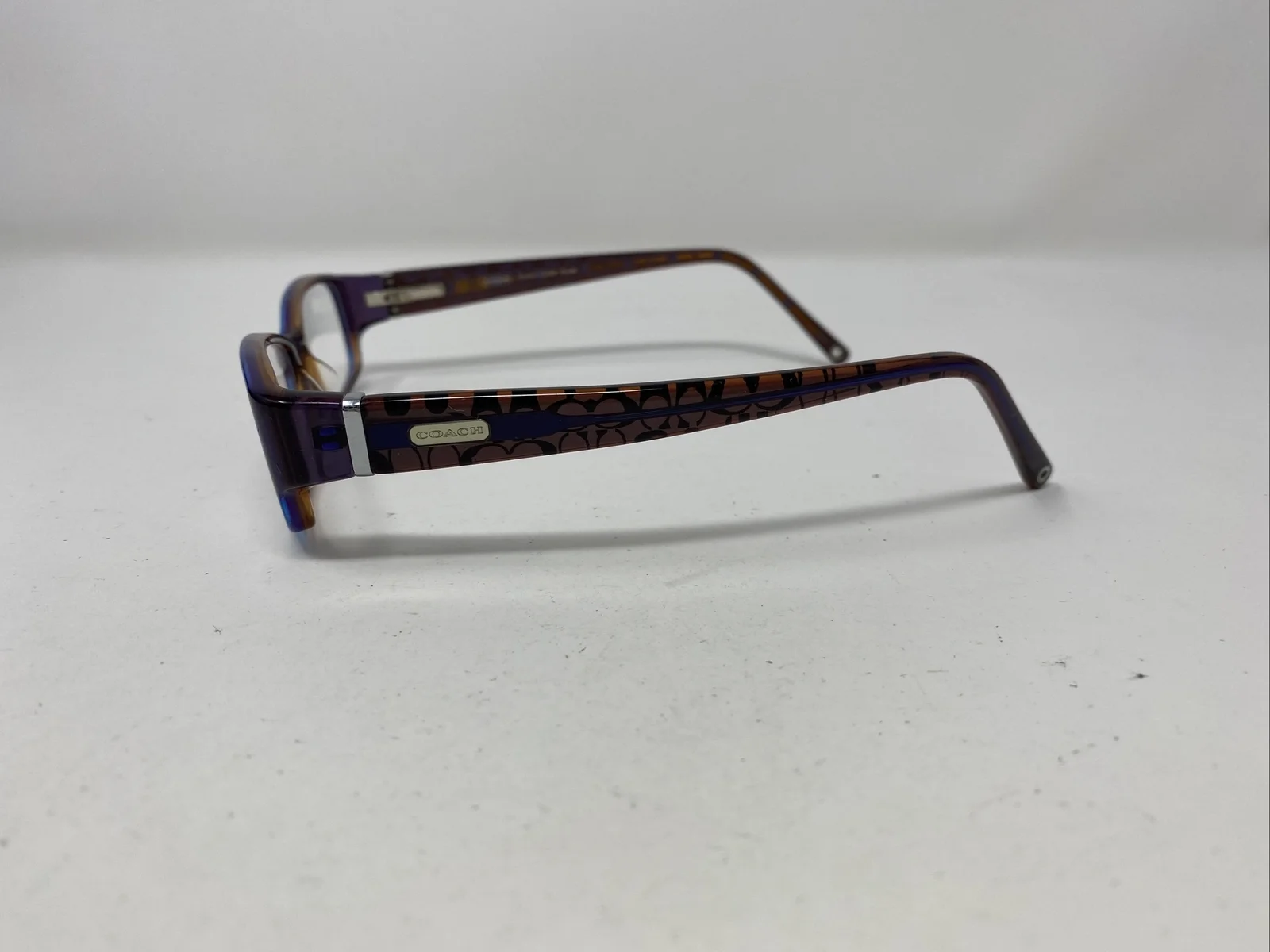 COACH Eyeglasses Frame NUALA 2019 50-16-135 Plum Full Rim 4762 3