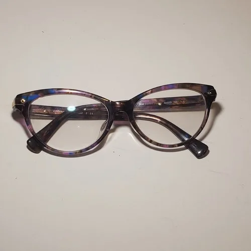 Coach Eyeglasses Frames 5288 Confetti Purple HC 6066F Size 53-15-135