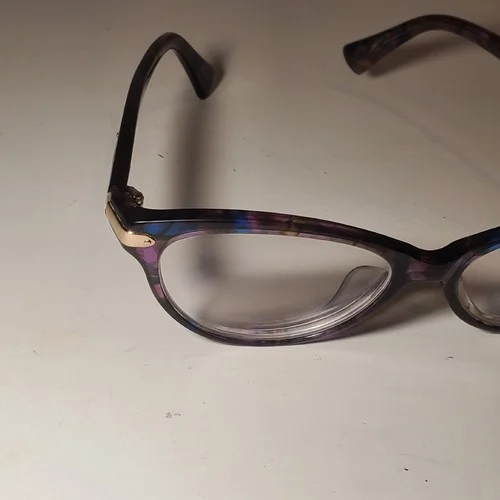Coach Eyeglasses Frames 5288 Confetti Purple HC 6066F Size 53-15-135 3