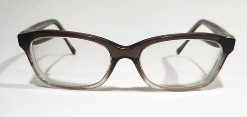 Coach Eyeglasses Frames HC 6089 5400 Brown Green Clear Cat Eye 51-16-135 1