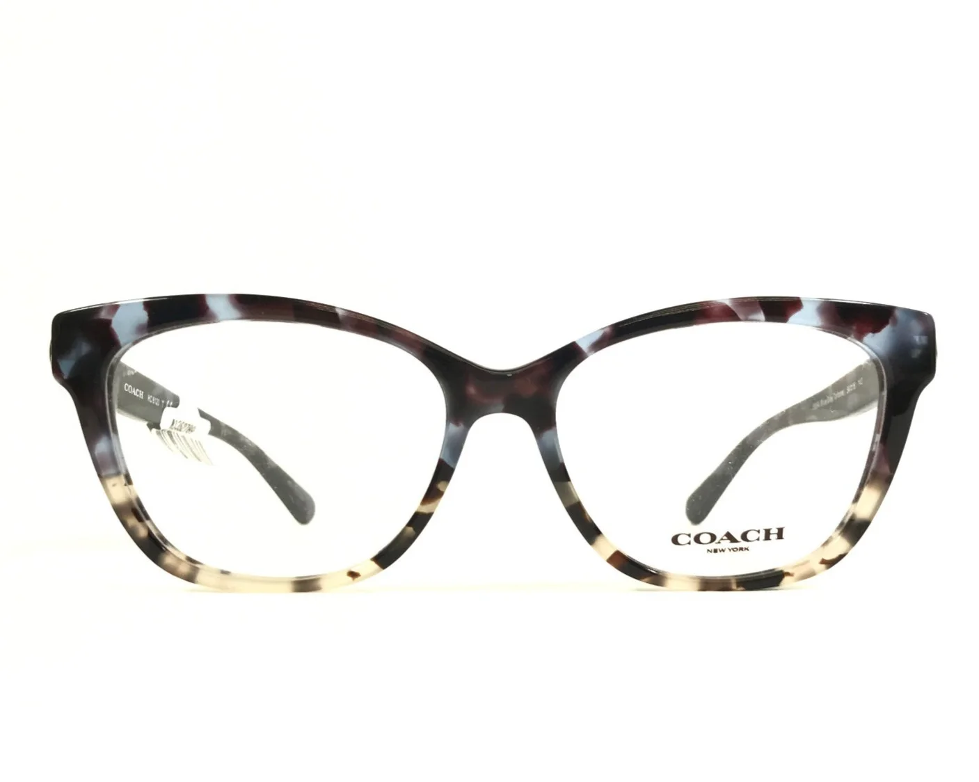Coach Eyeglasses Frames HC 6120 5559 Blue Gray Tortoise Cat Eye 54-16-140