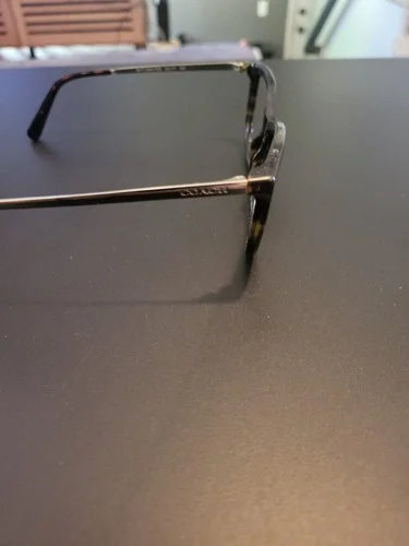 Coach Eyeglasses Frames HC 6124 5417 Brown Tortoise Gold Cat Eye 53-17-140 4