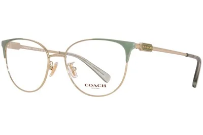 Coach Eyeglasses Frames HC5148 Shiny Light Gold Mint Green 54-17-140