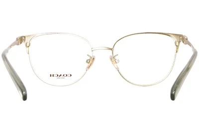 Coach Eyeglasses Frames HC5148 Shiny Light Gold Mint Green 54-17-140 4