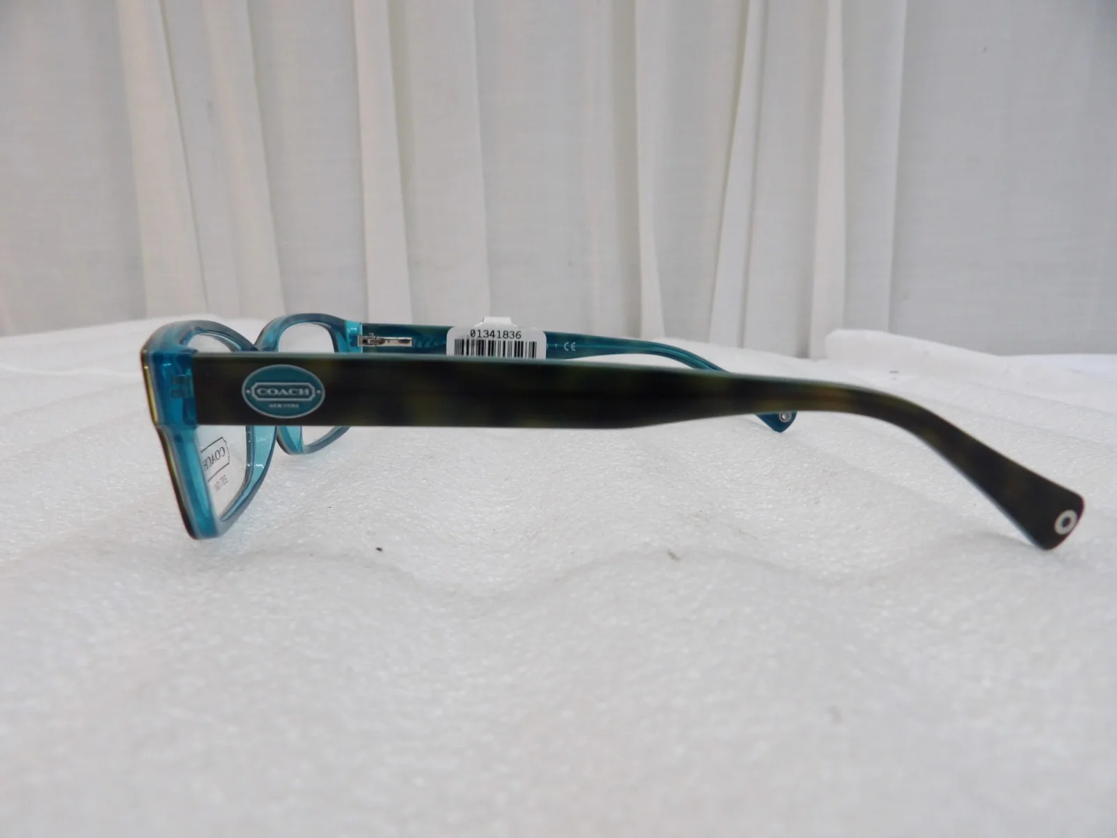 Coach Eyeglasses HC 6040 (Brooklyn) 5116 Dark Tortoise/Teal Frame 52[]16 135 4