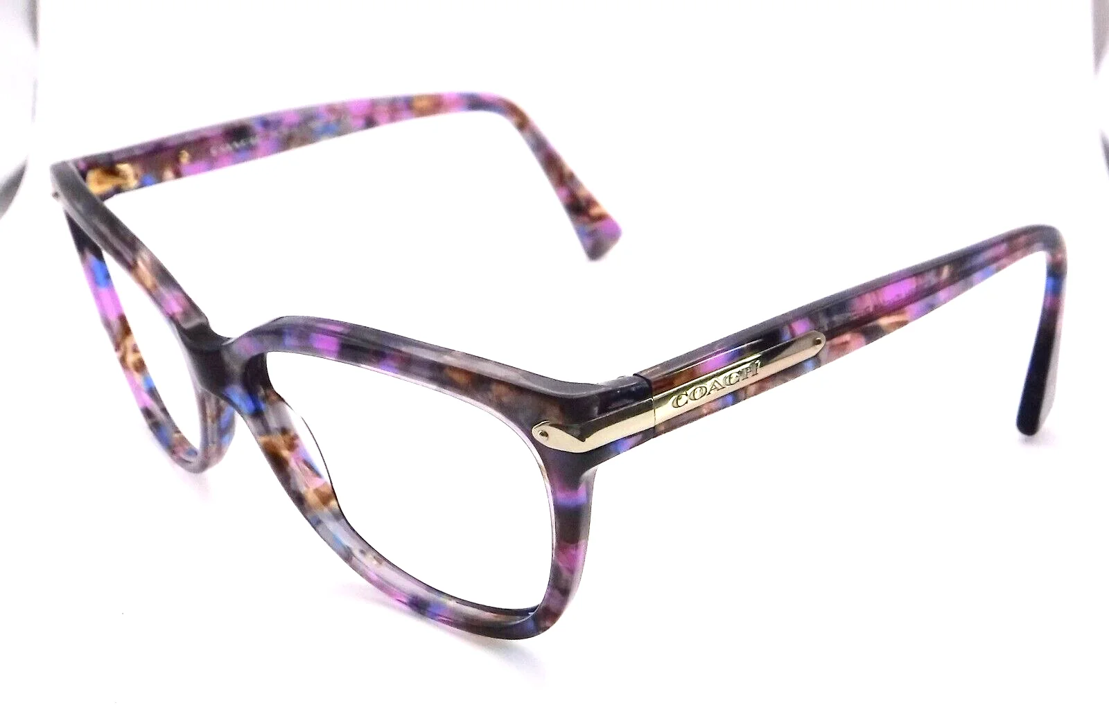 Coach Eyeglasses HC8132-52888H (L109) Purple Confetti Frames 57-17-135