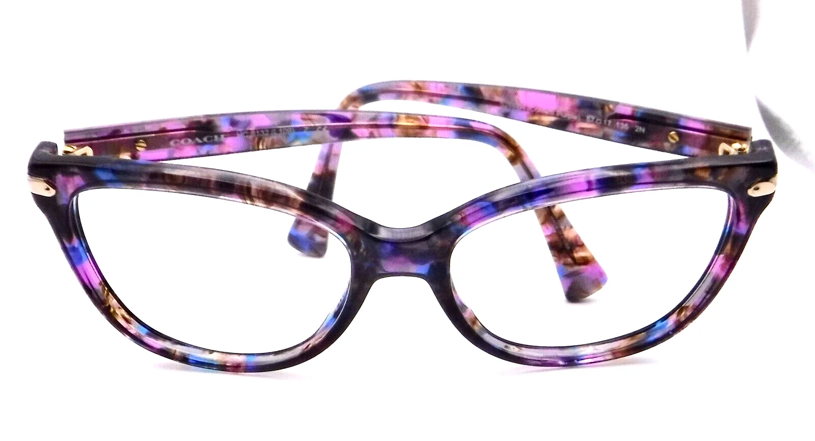 Coach Eyeglasses HC8132-52888H (L109) Purple Confetti Frames 57-17-135 2