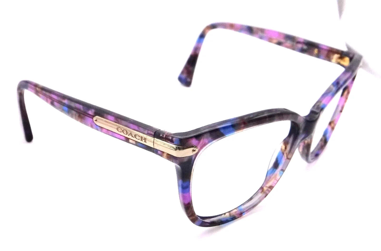 Coach Eyeglasses HC8132-52888H (L109) Purple Confetti Frames 57-17-135 3