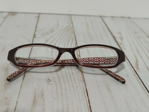 Coach Eyeglasses Women Kennedy 573 Burgundy with Case 3