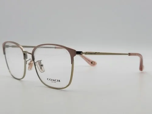 Coach HC 5135 Satin Pink/Light Gold Rectangular Eyeglass Frames 55-17-140 3