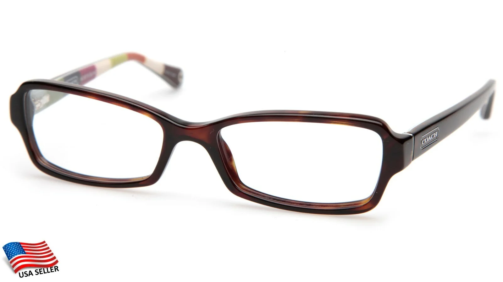 COACH HC 6010 Quinn 5001 Tortoise Eyeglasses Frames Womens 48-16-135 4784