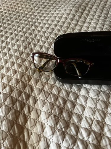 Coach HC 6065-5287 Burgundy/tortoise Eyeglasses Frames 53-17-135 3