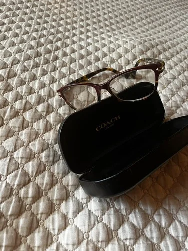 Coach HC 6065-5287 Burgundy/tortoise Eyeglasses Frames 53-17-135 4
