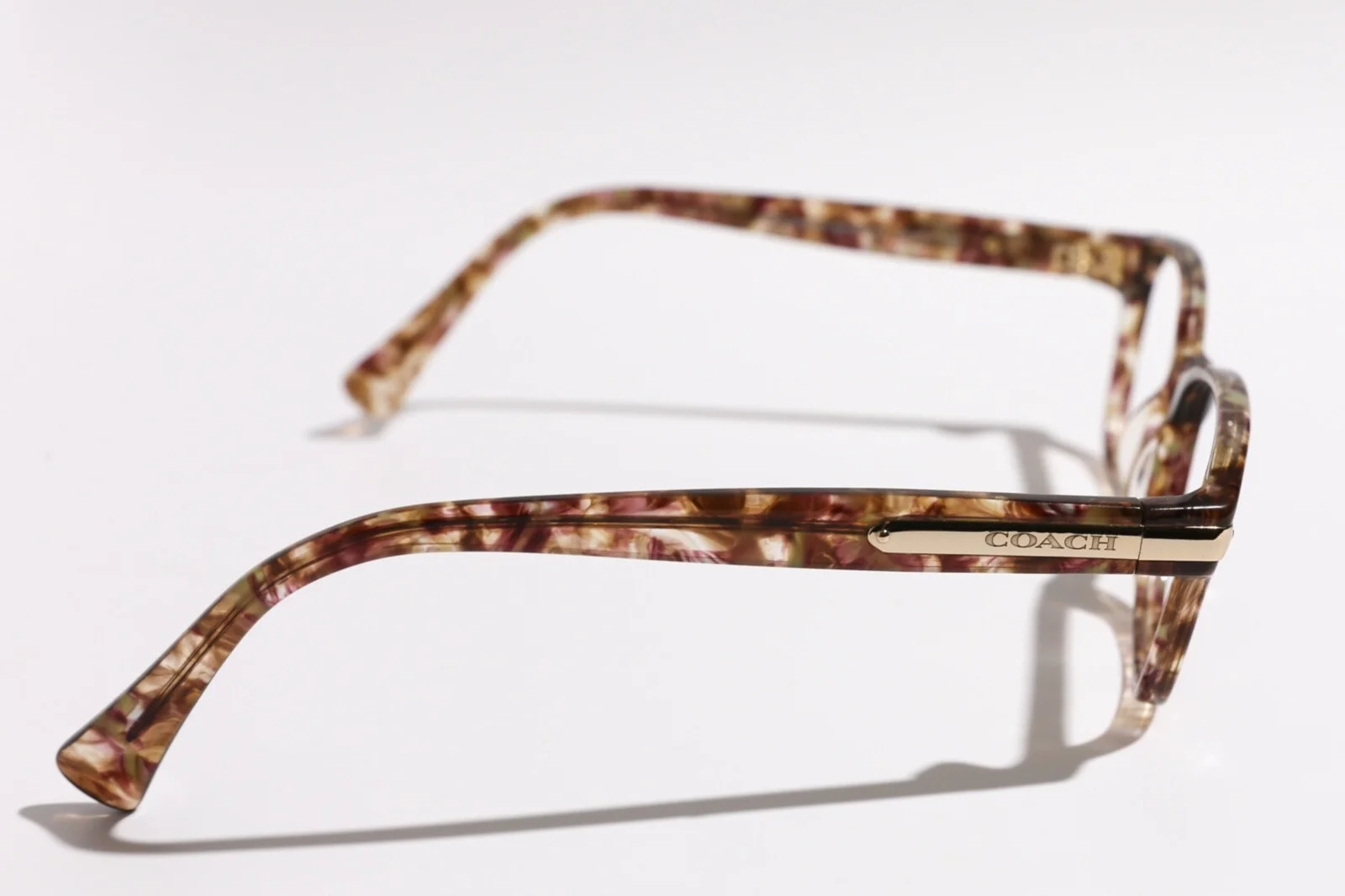 Coach HC 6065 5287 Confetti Light Brown Eyeglasses Glasses Frames 51-17-135 3