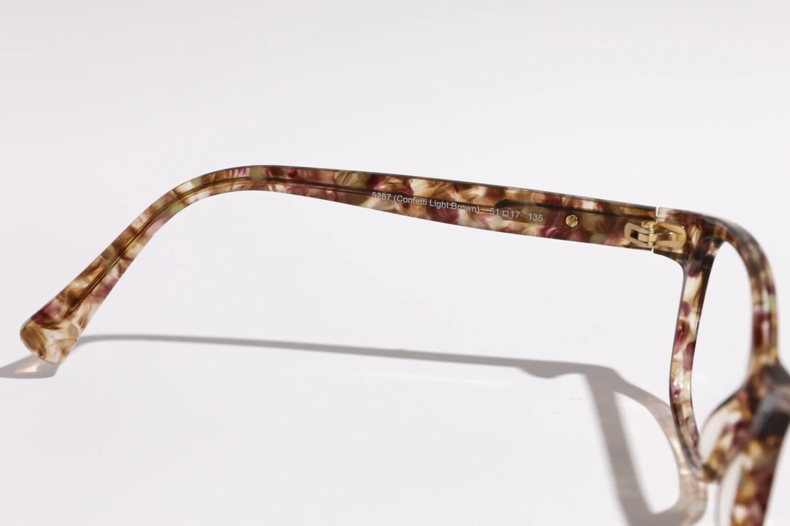 Coach HC 6065 5287 Confetti Light Brown Eyeglasses Glasses Frames 51-17-135 4
