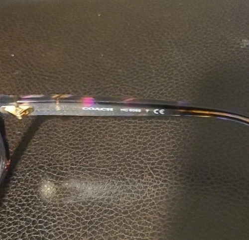 COACH HC 6065 5288 CONFETTI PURPLE BLUE 51/17/135 FULL RIM Frames Only No Lens 2