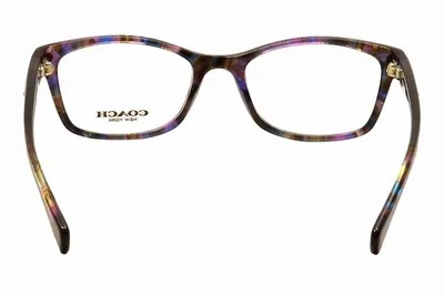 Coach HC 6065 5288 Confetti Purple Eyeglasses Frames Tortoise Full Rim 51-17-135 4