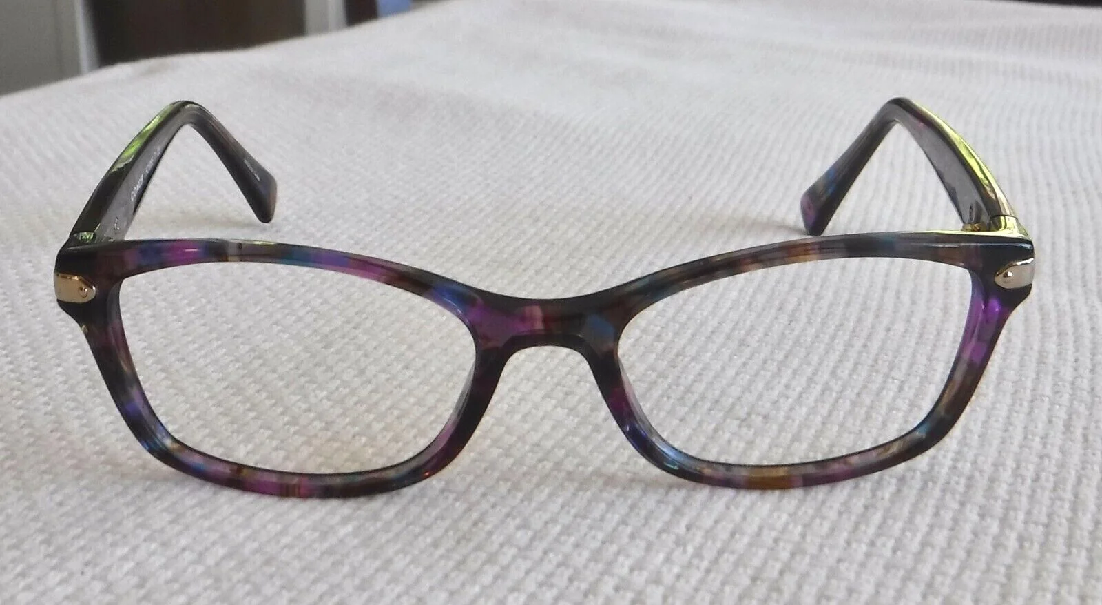 Coach HC 6065-5288 Purple Confetti Eyeglasses Frames 49-17-135 4