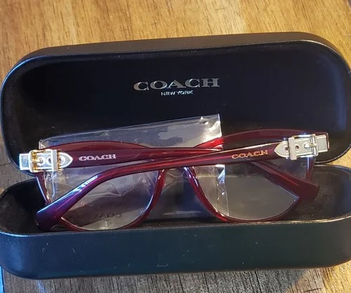 Coach HC 6087 5393 Burgundy Cat Eye Full Rim Eyeglass Frames 51-16-135 4