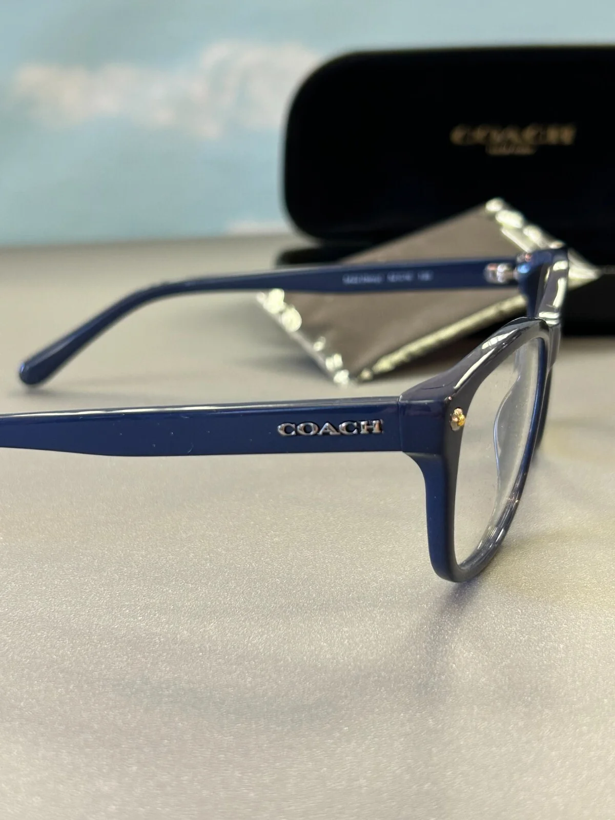 COACH HC 6095 / 5422 NAVY BLUE WOMEN 4