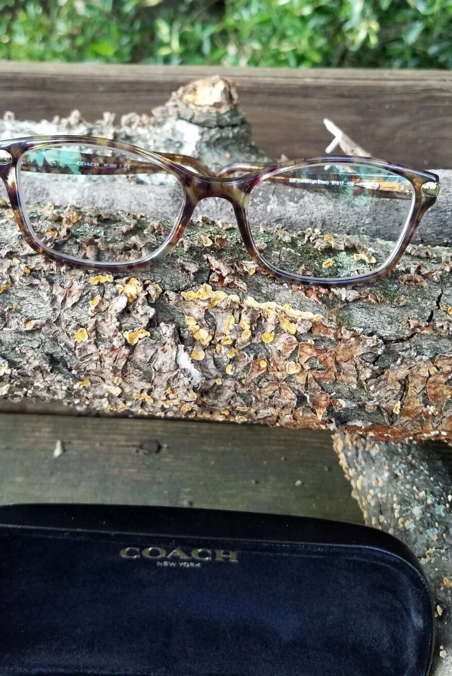 Coach HC6065 5287 Tortoise Brown Oval Eyeglasses Frame 51-17 135 VG 2