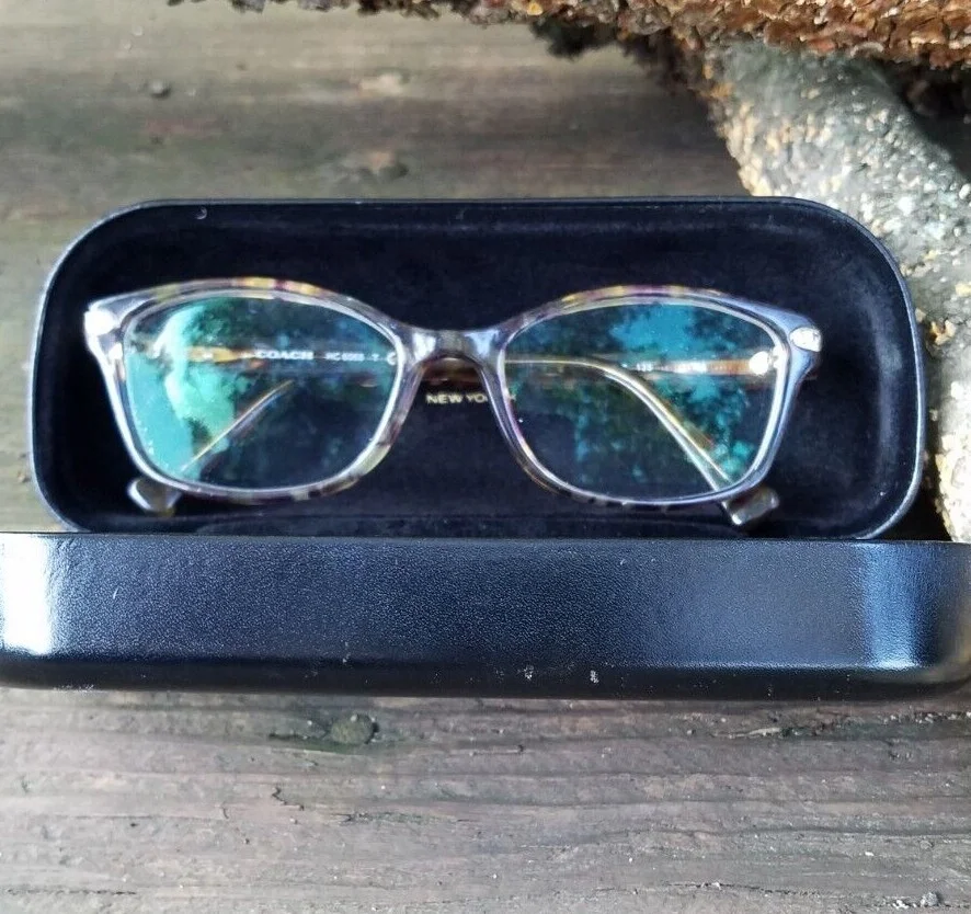 Coach HC6065 5287 Tortoise Brown Oval Eyeglasses Frame 51-17 135 VG 3