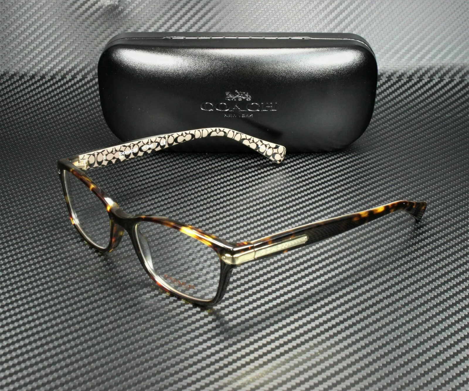 COACH HC6065 5291 Dark Tortoise Rectangle Women