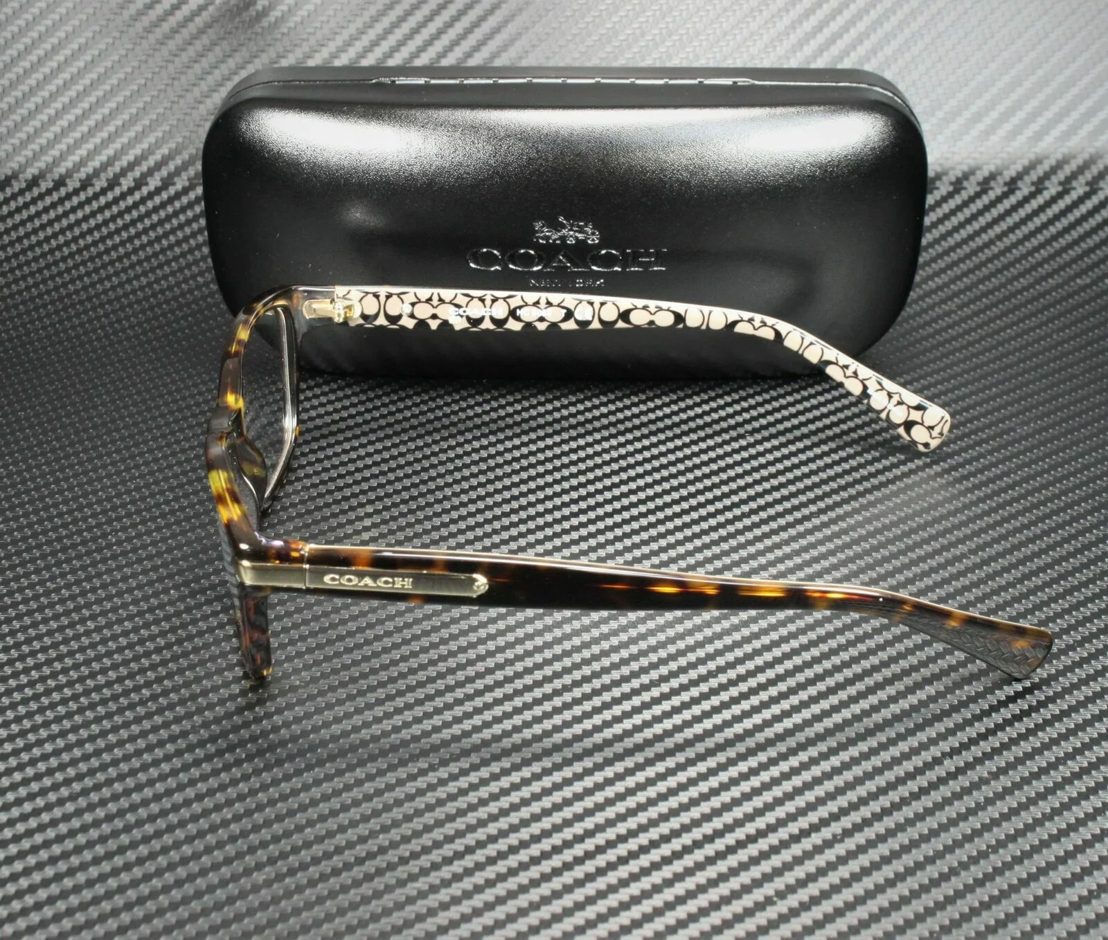 COACH HC6065 5291 Dark Tortoise Rectangle Women 4