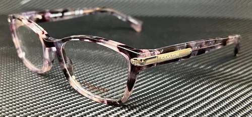 COACH HC6065 5548 Purple Tortoise Rectangle Women