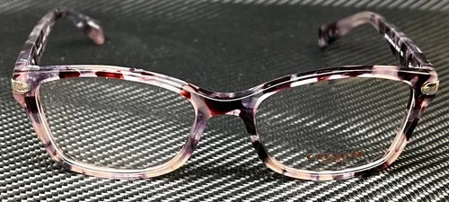 COACH HC6065 5548 Purple Tortoise Rectangle Women 2