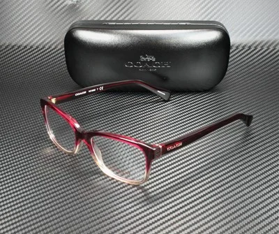 COACH HC6089 5484 Red Sand Gradient Demo Lens 51 mm Women 1