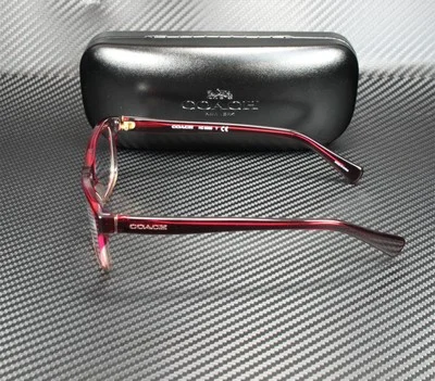 COACH HC6089 5484 Red Sand Gradient Demo Lens 51 mm Women 4