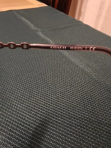 COACH HC6127U 5537 Transparent Gray Womens Cat Eye Eyeglasses 53-17-140 B:39 4