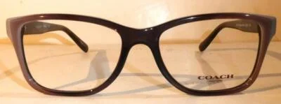 COACH HC6129 5534 Taupe Laminate Womens Full Rim Eyeglasses 52-16-140-NEW