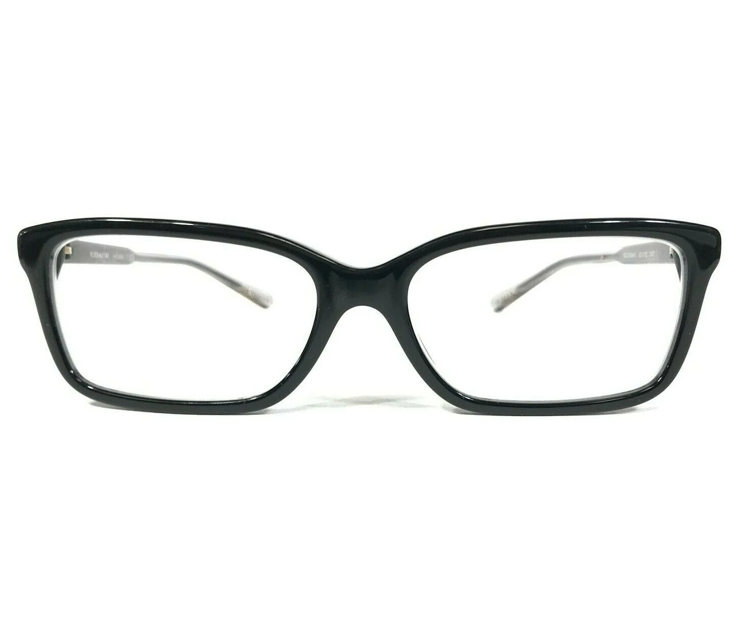 Coach HC6145 5002 Eyeglasses Frames Black Gray Rectangular Cat Eye 53-15-140