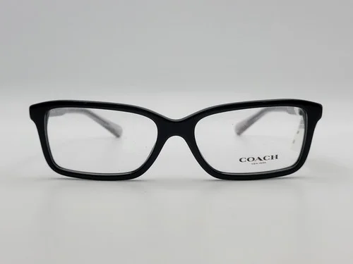 Coach HC6145 5002 Womens Black Rectangle Eyeglass Frames 53-15-140 2