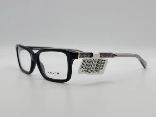 Coach HC6145 5002 Womens Black Rectangle Eyeglass Frames 53-15-140 3
