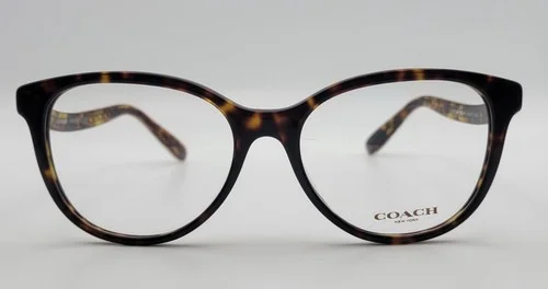Coach HC6177f Asian Fit Dark Tortoise Round Full Rim Women 2