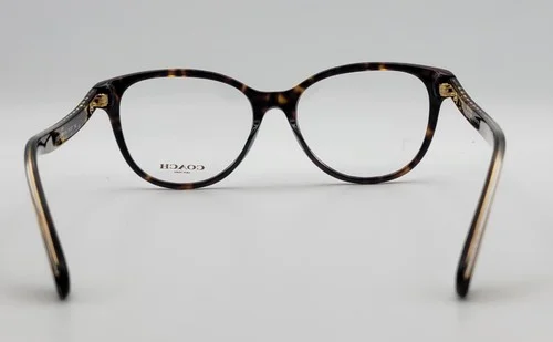 Coach HC6177f Asian Fit Dark Tortoise Round Full Rim Women 4