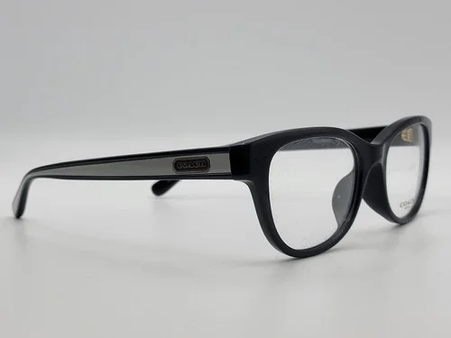 Coach HC6187F Asian Fit 5002 Black Pillow Full Rim Eyeglass Frames 53-18-145