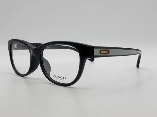 Coach HC6187F Asian Fit 5002 Black Pillow Full Rim Eyeglass Frames 53-18-145 3