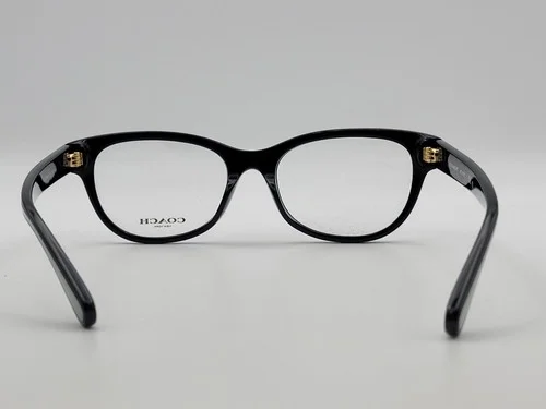 Coach HC6187F Asian Fit 5002 Black Pillow Full Rim Eyeglass Frames 53-18-145 4